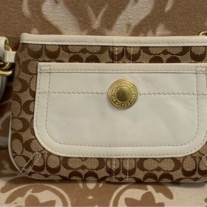 Coach Monogram Wristlet